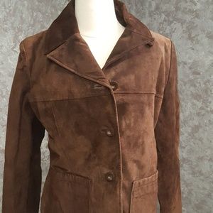 Colebrook & Co! NWT Women's Suede Jacket Large